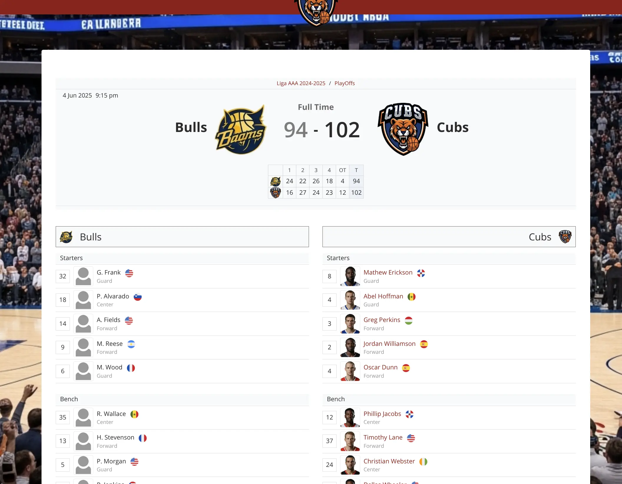 Game Page