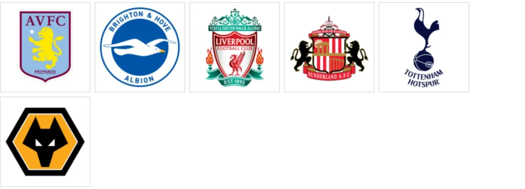 Clubs shortcode with no layout set - logos flow inline at the exact 90 by 90 pixel size given by logo_width and logo_height