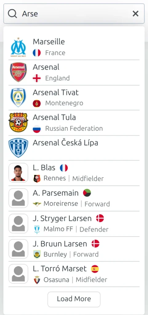 Search shortcode, dropdown layout - results float over the page in a panel anchored under the search box
