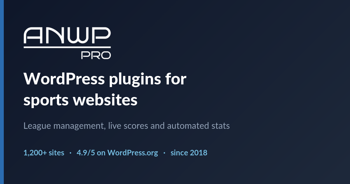 Preview image published by anwp.pro